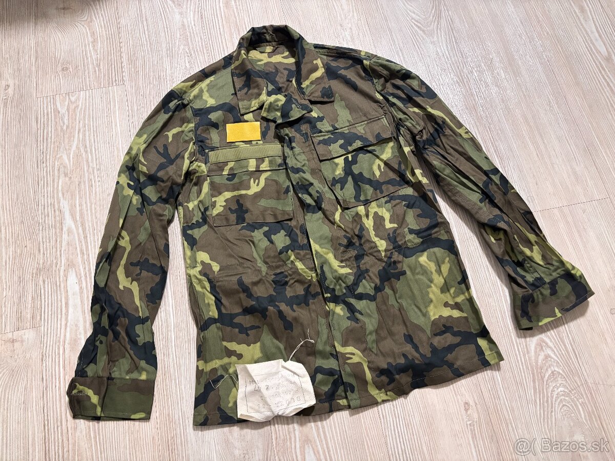 Vojenská bunda s potlačou, blúza vz. 85, maskáče ČSĽA, misia