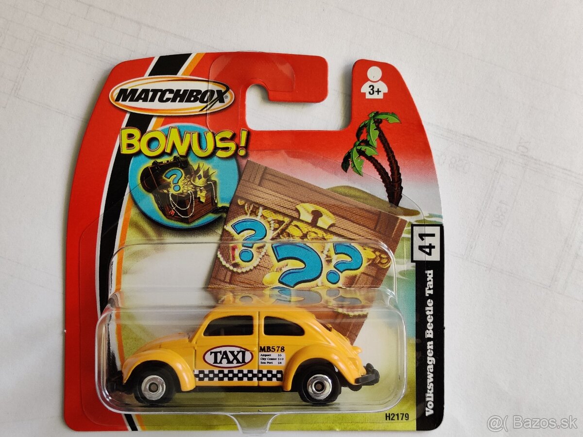 Matchbox Volkswagwn Beetle Taxi