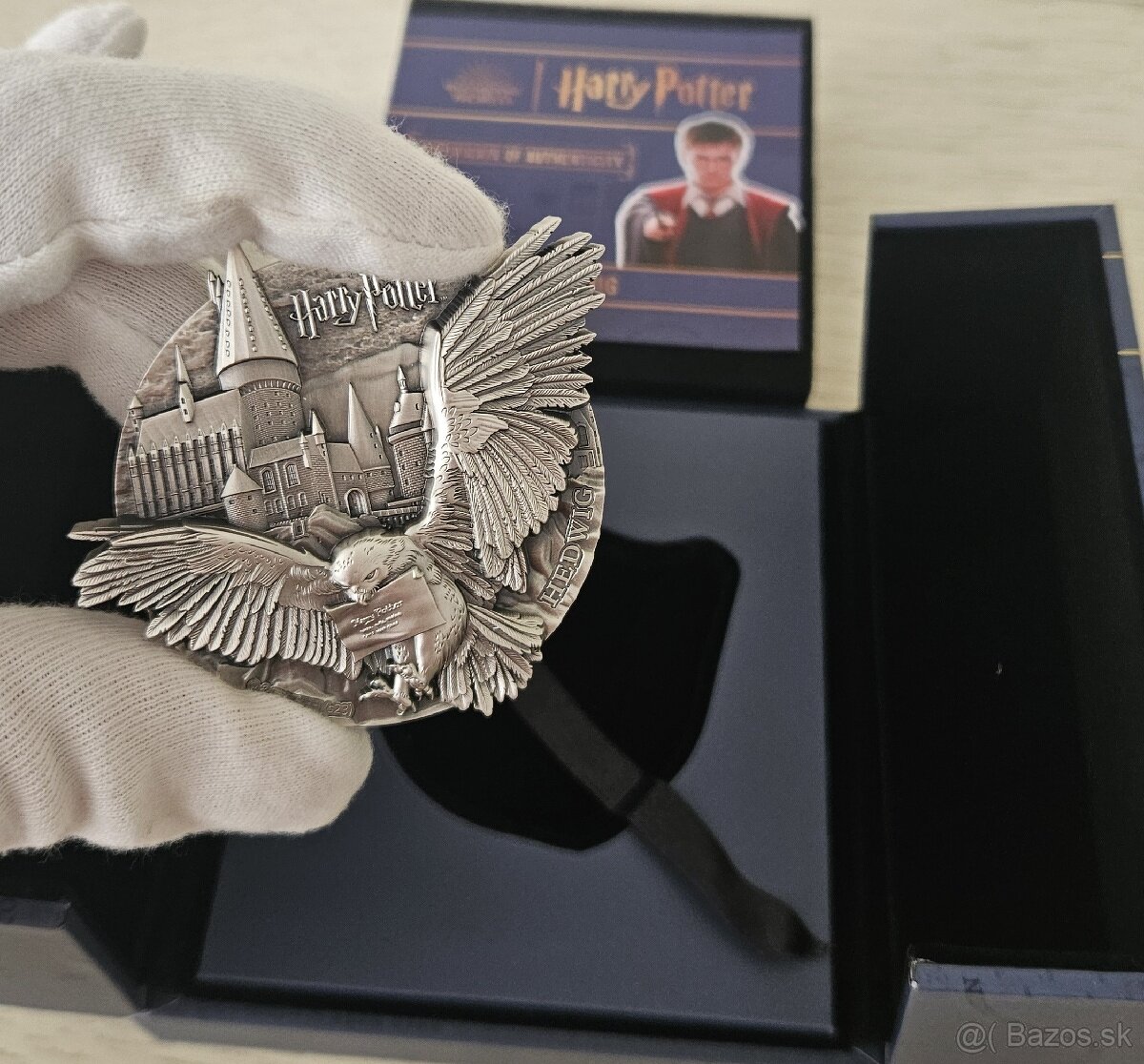 HEDWIG Harry Potter 5 oz (155g)strieborná minca 2023