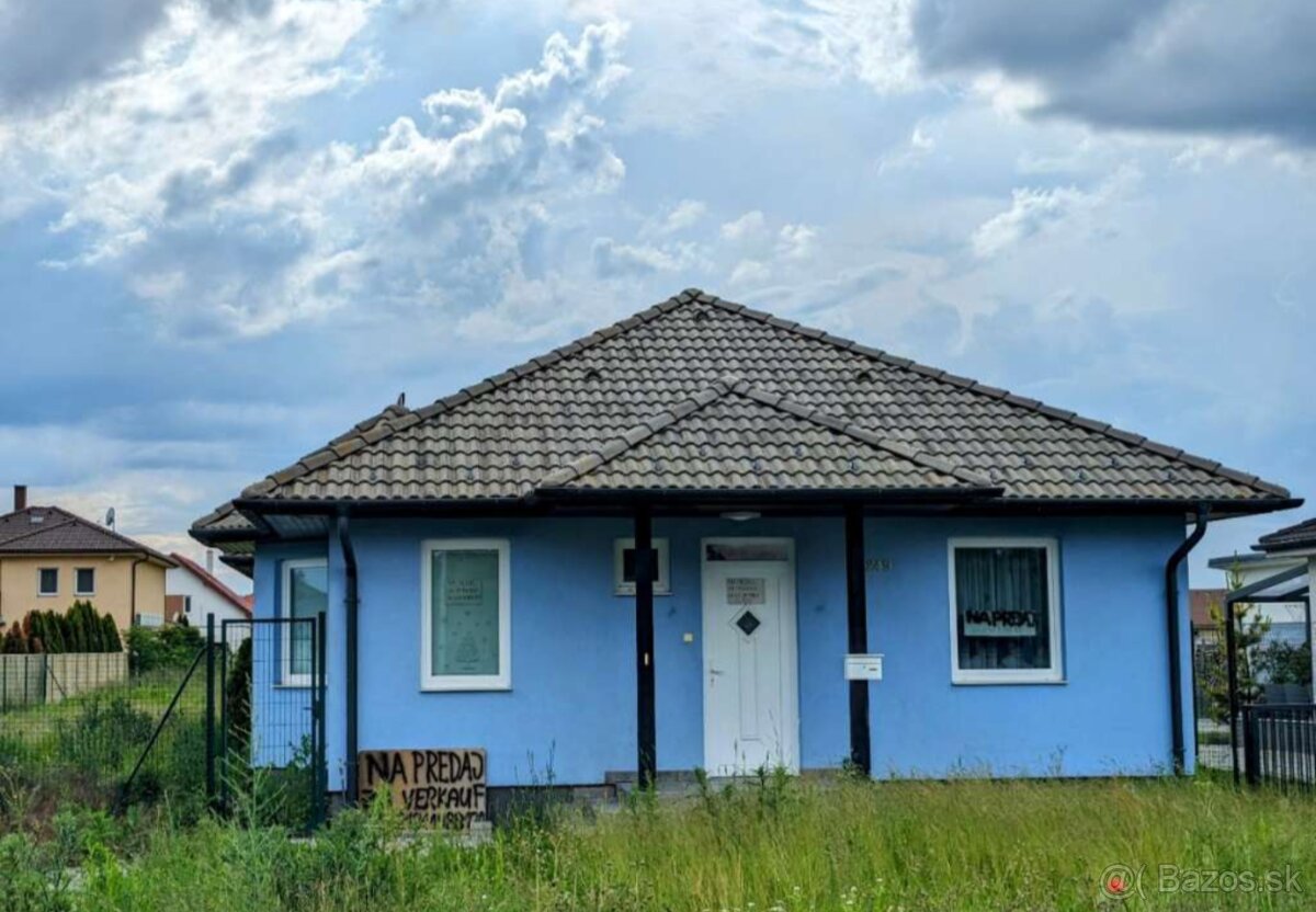 Novostavba - bungalov komplet zariadený