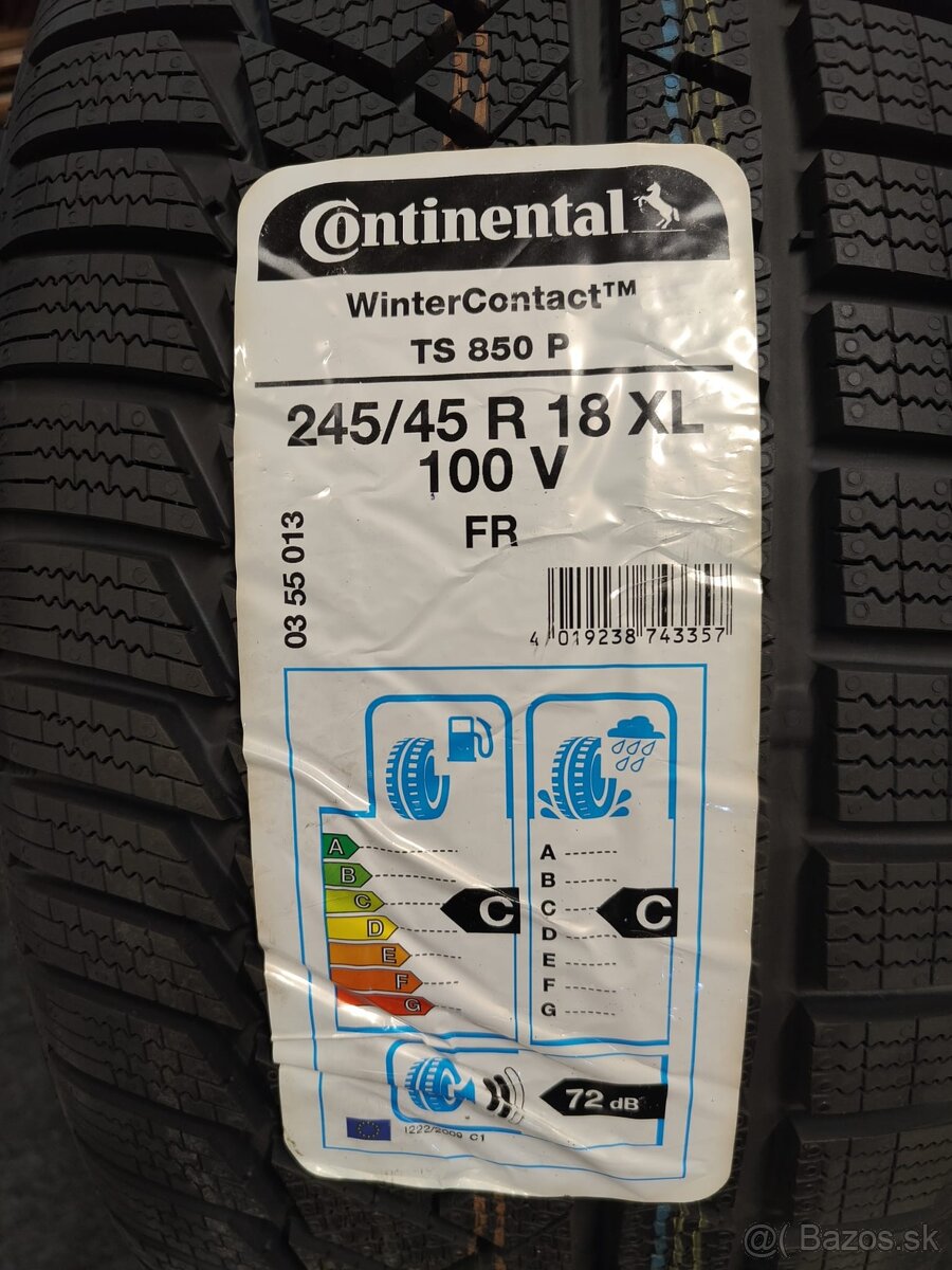 Nové zimné pneumatiky 245/45 R18