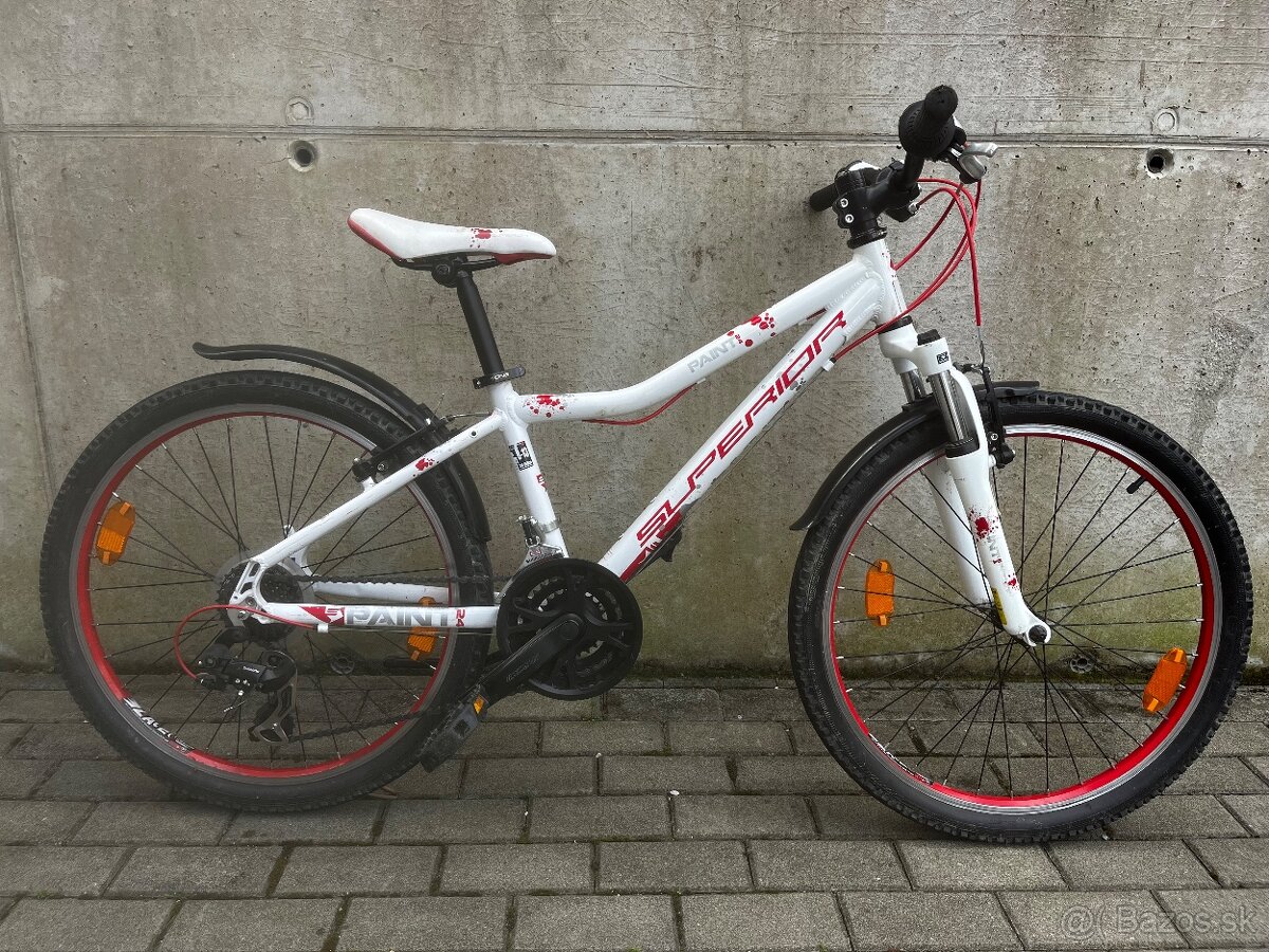 Dievčenský bicykel Superior Paint 24”