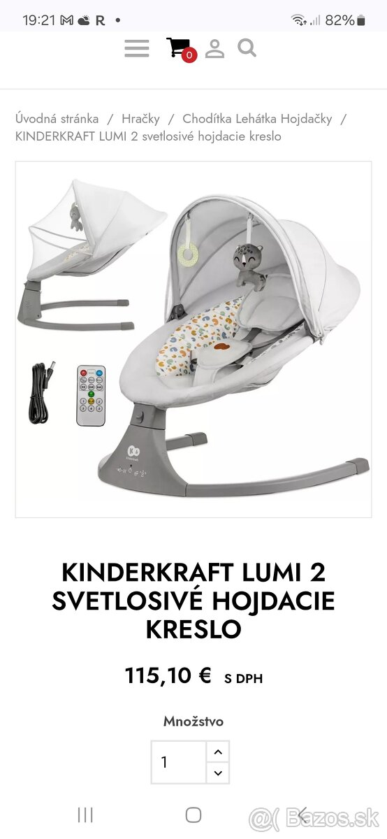 Hojdacie kreslo