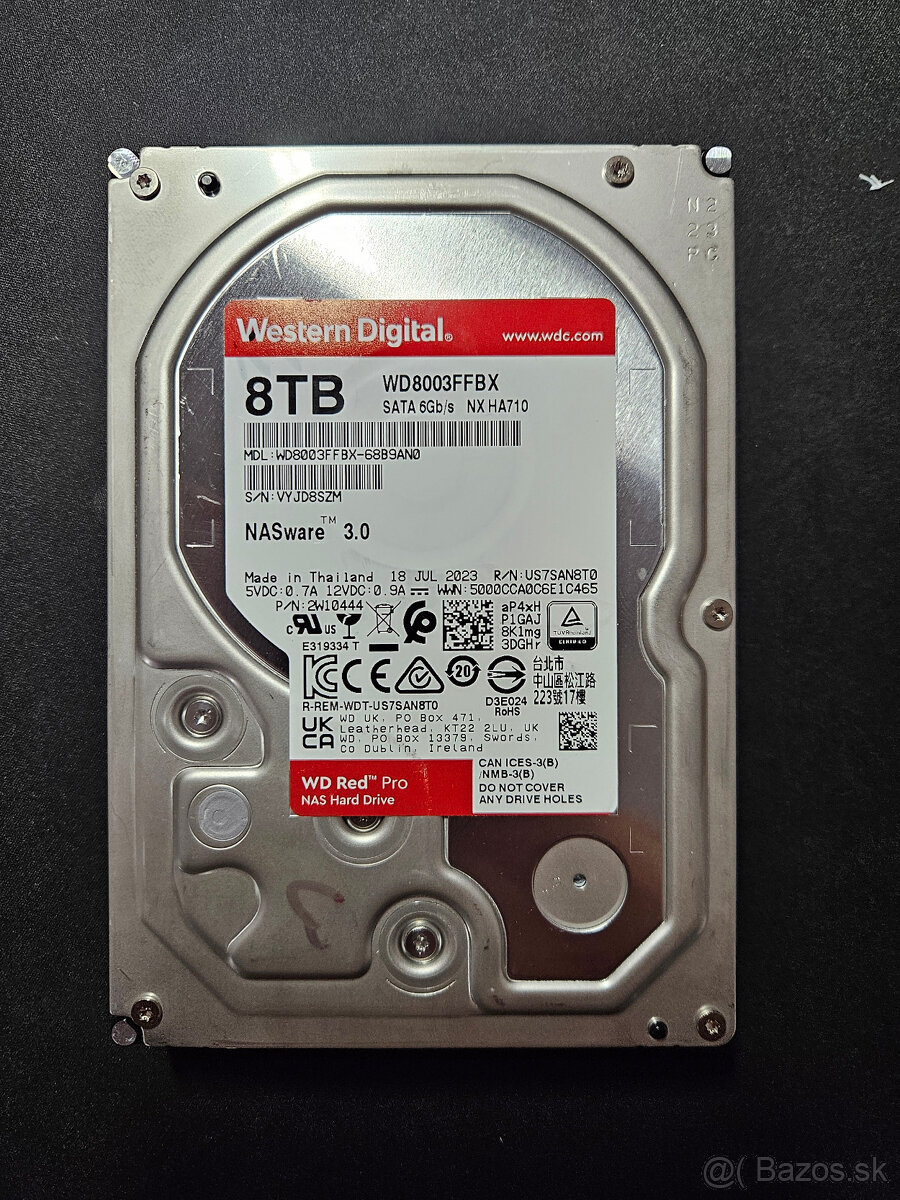Seagate IronWolf 8TB, WD Red 8TB