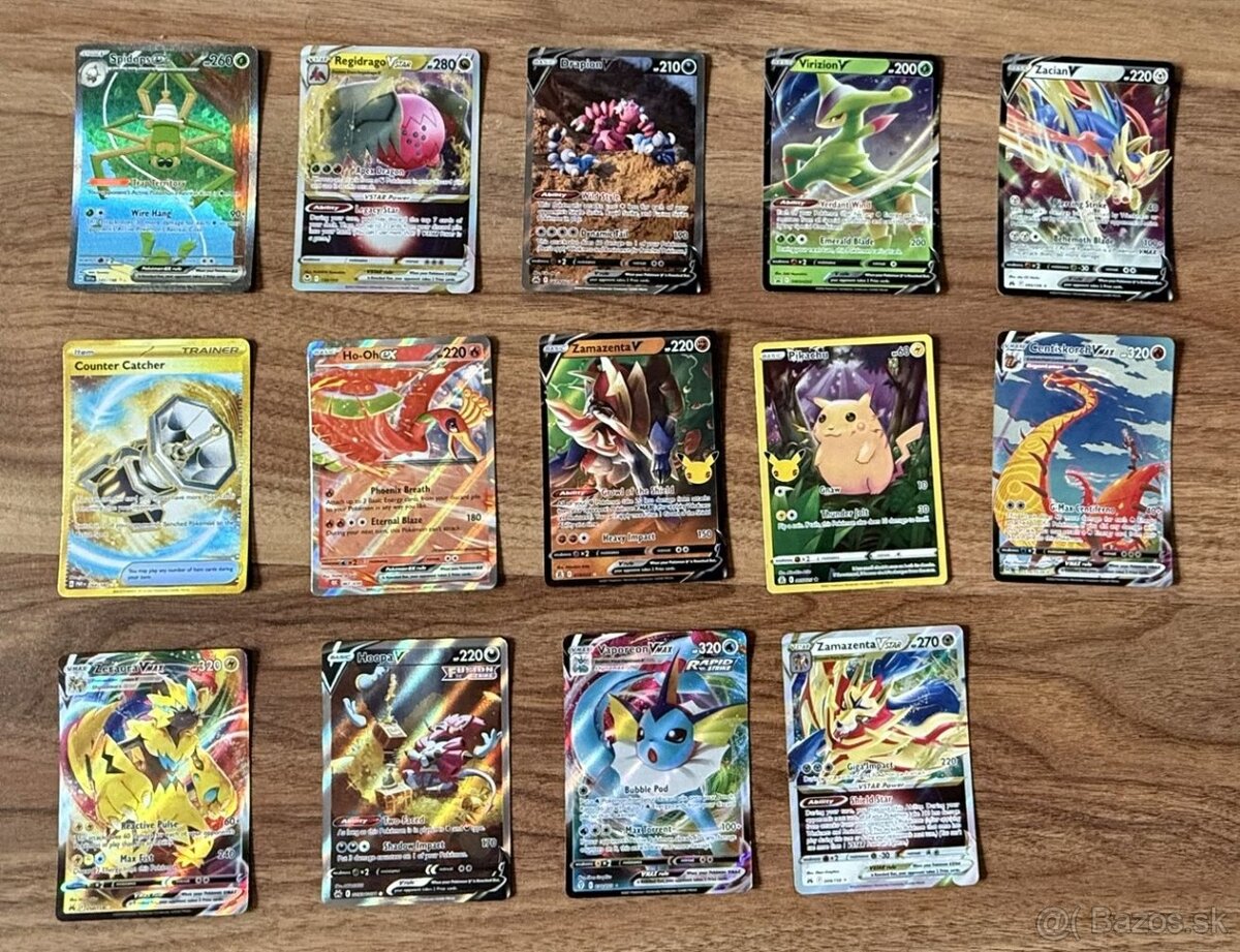 pokemon vzacne karty