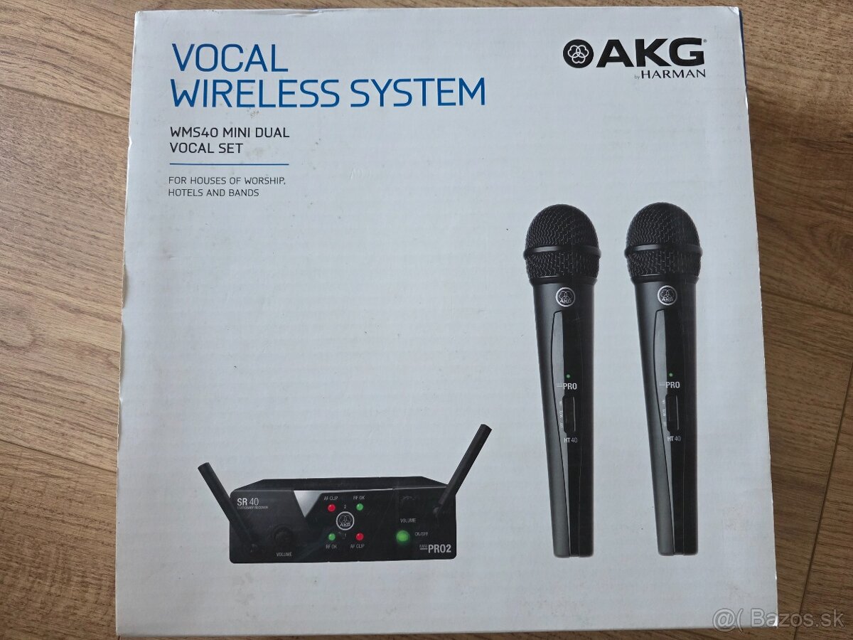 AKG WMS40 Mini dual - bezdrotove mikrofony