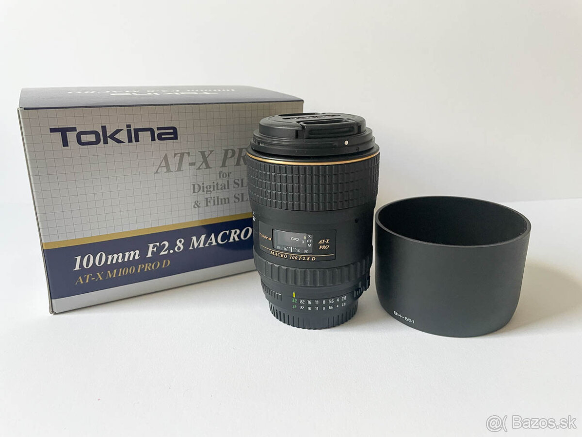 Tokina AT-X Pro Macro 100mm F2.8 D pre Nikon F