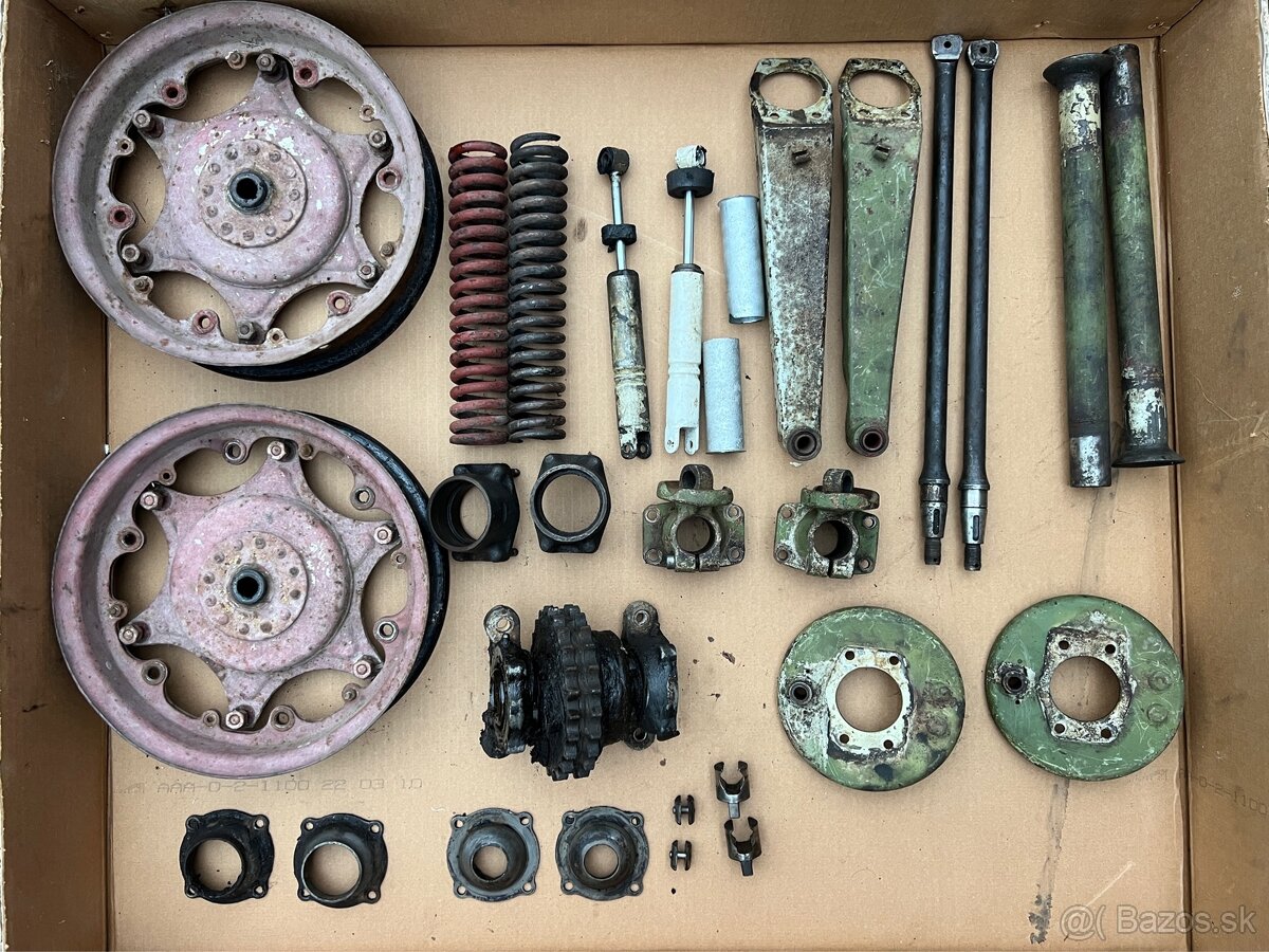 ČZ 505 RIKŠA - VELOREX 435 NÁPRAVA