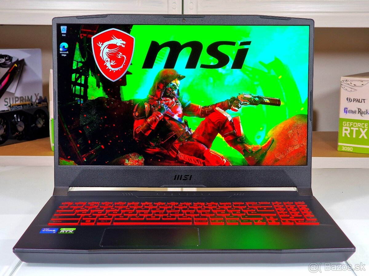 Herný notebook MSI KATANA | RTX 3070 8GB | I7-11800 | ZÁRUKA