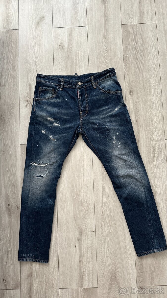Pánske štýlové džínsy DSQARED2 - veľkosť48 -  33/31