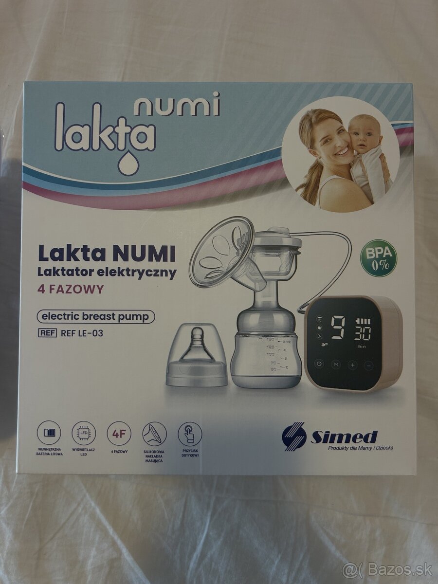 Elektrická odsávacka mlieka Lakta NUMI