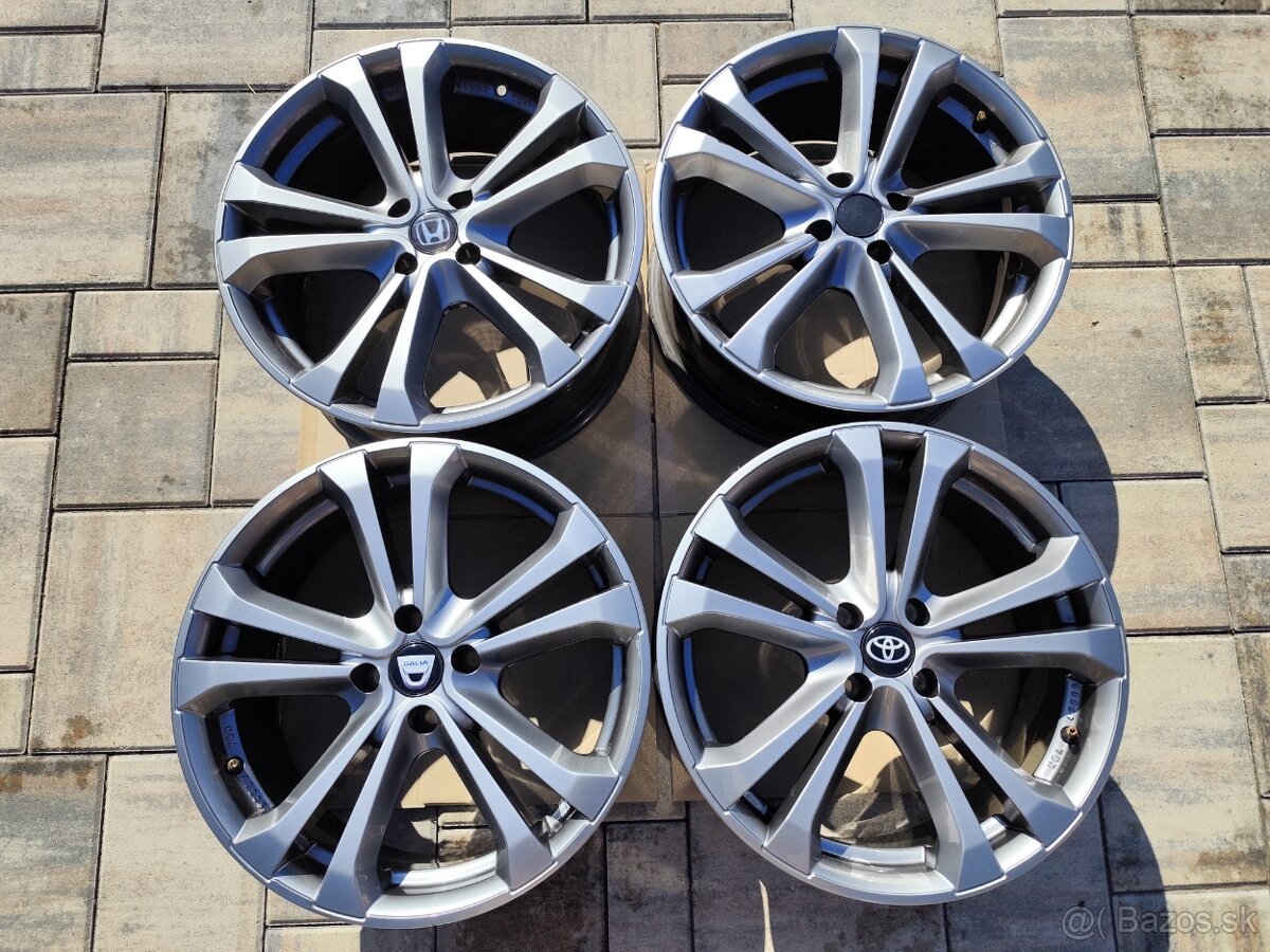 4x100 r17 hliníkové disky Renault, Nissan, Honda, Hyundai
