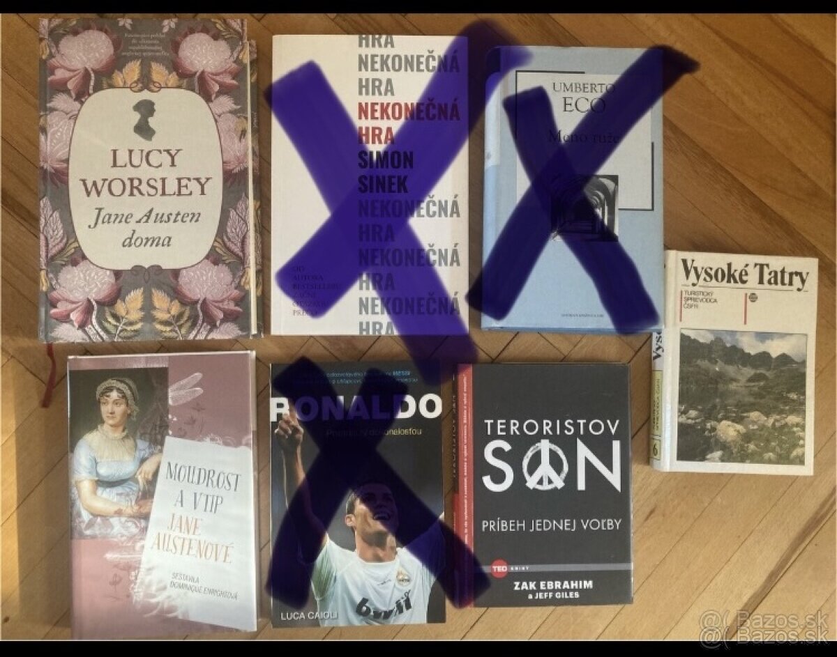 rôzne knihy