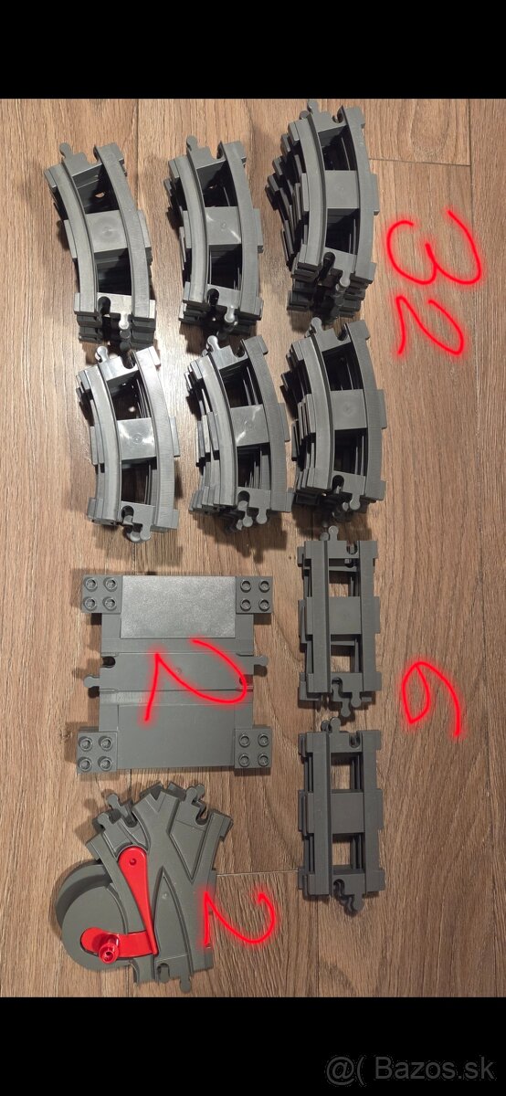 Lego Duplo Kolajnice