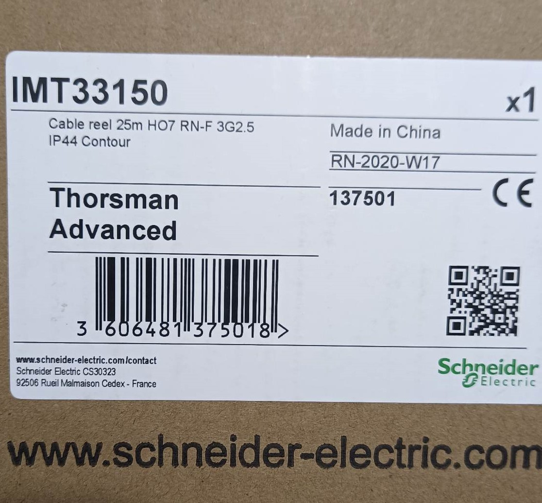 Predlžovací bubon 25m(Schneider Thorsman)