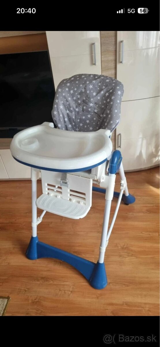 detská jedálenská stolička