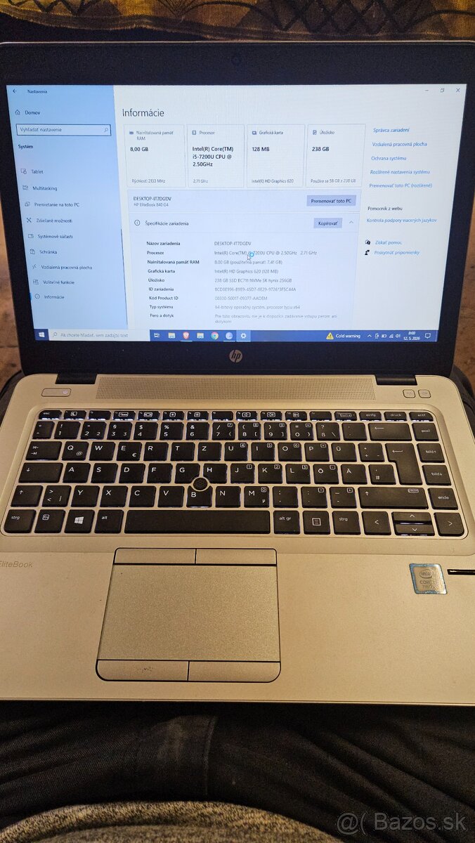 Predám spolahlivy Notebook HP EliteBook 840 G4