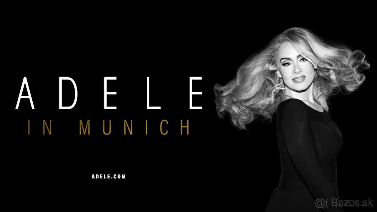 Predám lístky na Adele v Mníchove