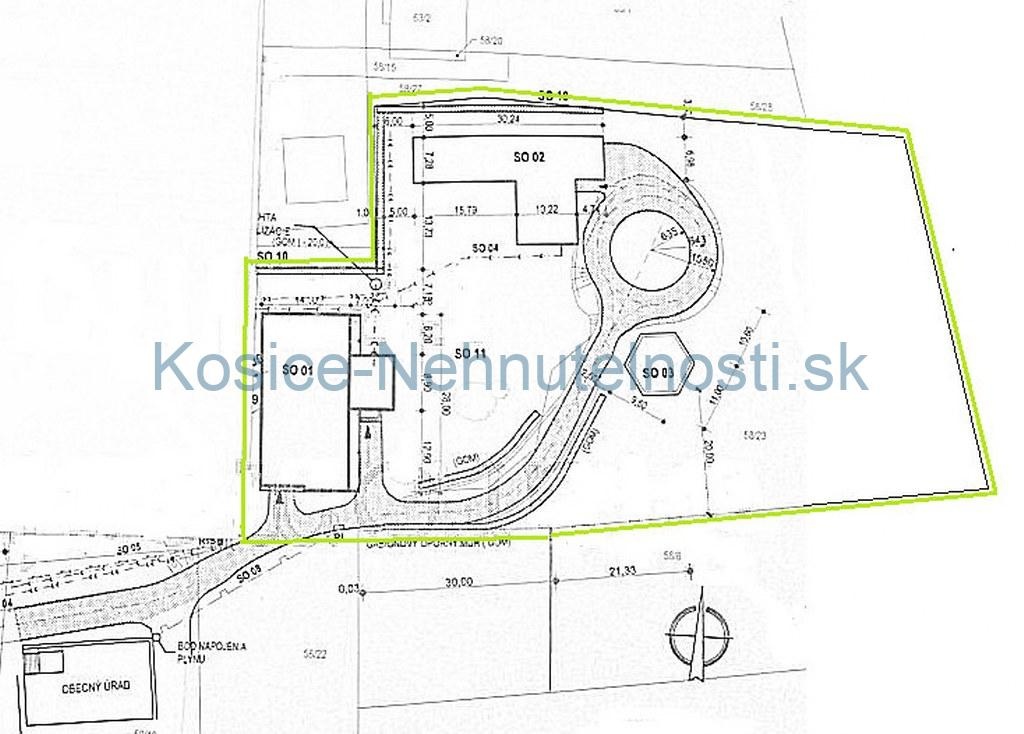 Predaj stavebný pozemok 6150 m2 Čižatice – Košice
