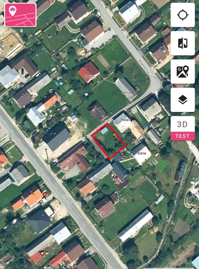 Stavebný pozemok Rabča Adamovka