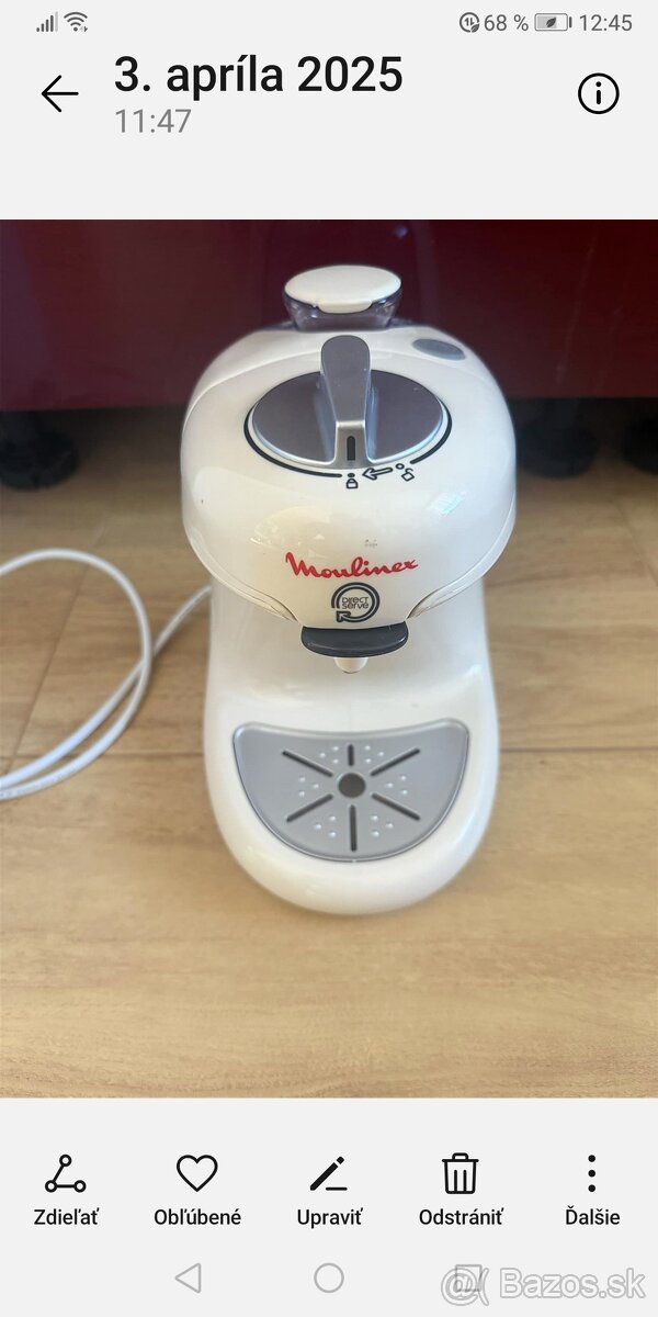 Moulinex kapsulový kávovar