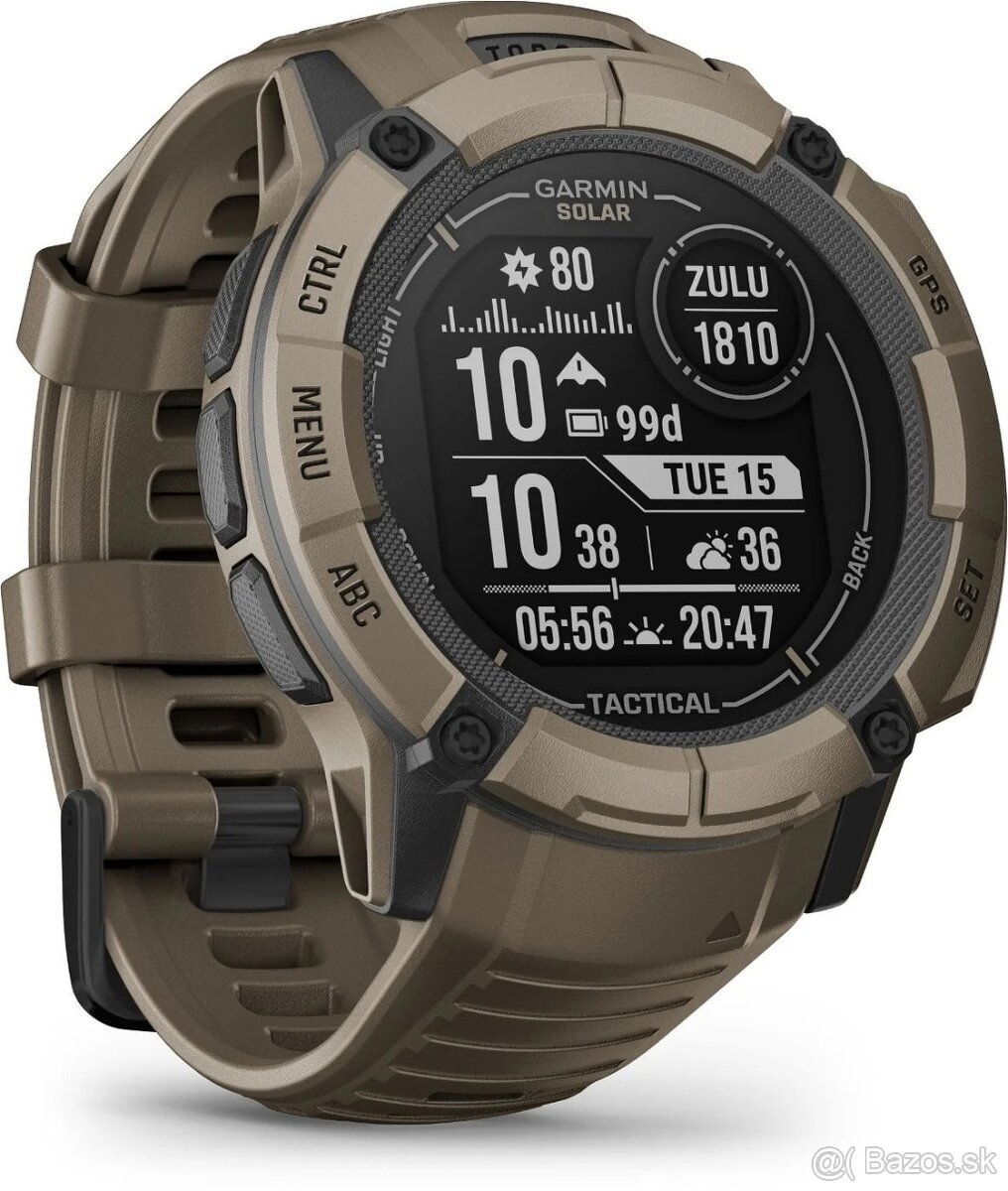 Predám nové Garmin Instinct Solar 2X Tactical Coyote Tan
