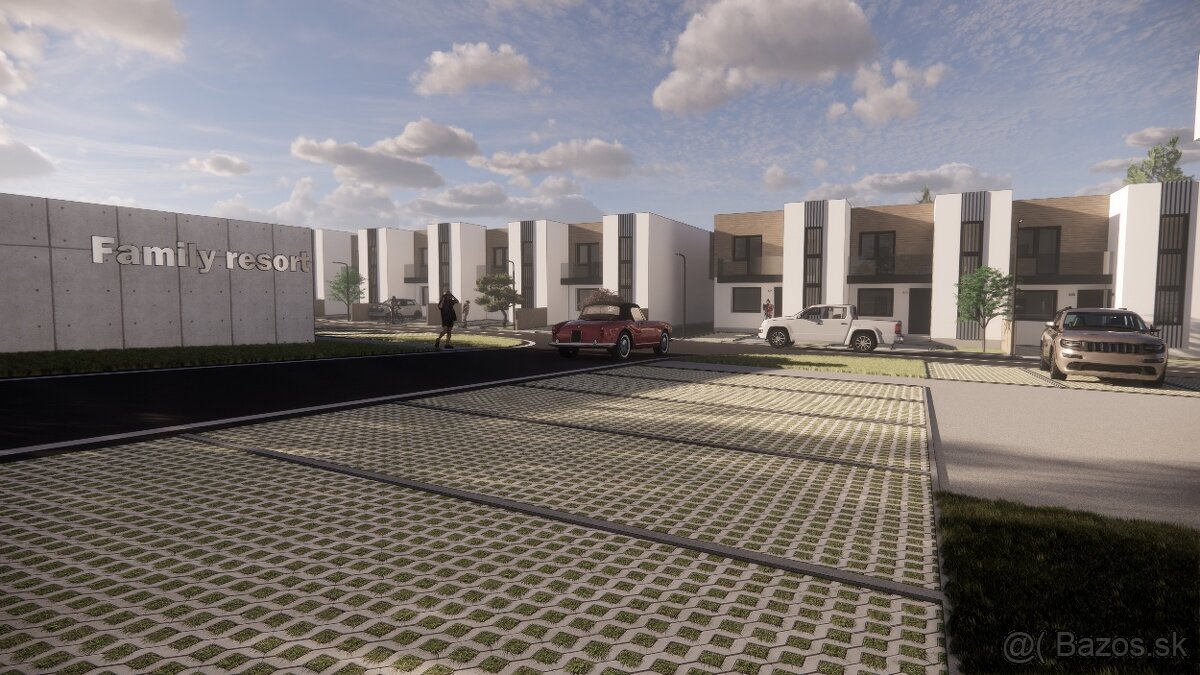 Nízko-energetická novostavba 3-izbových bytov so záhradkami