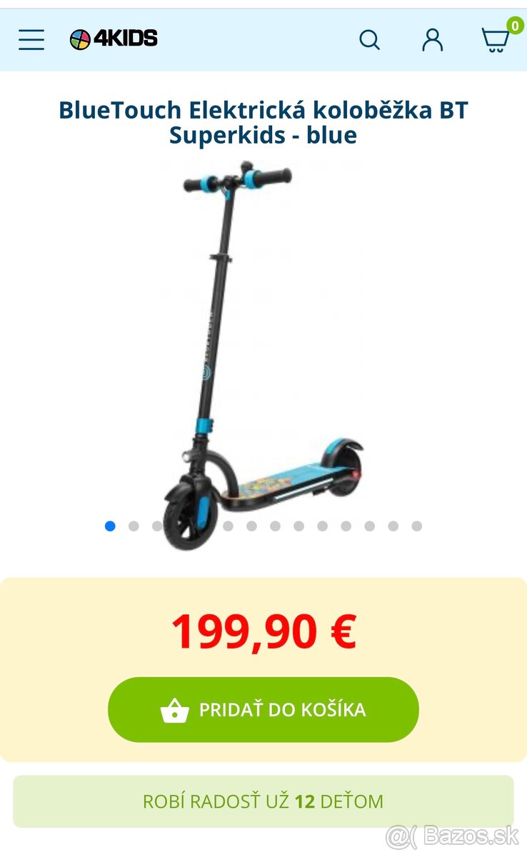 Dobrý deň ponúkam na predaj elektrickú kolobezku