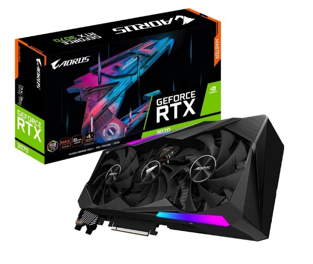GIGABYTE AORUS GeForce RTX 3070 MASTER 8G