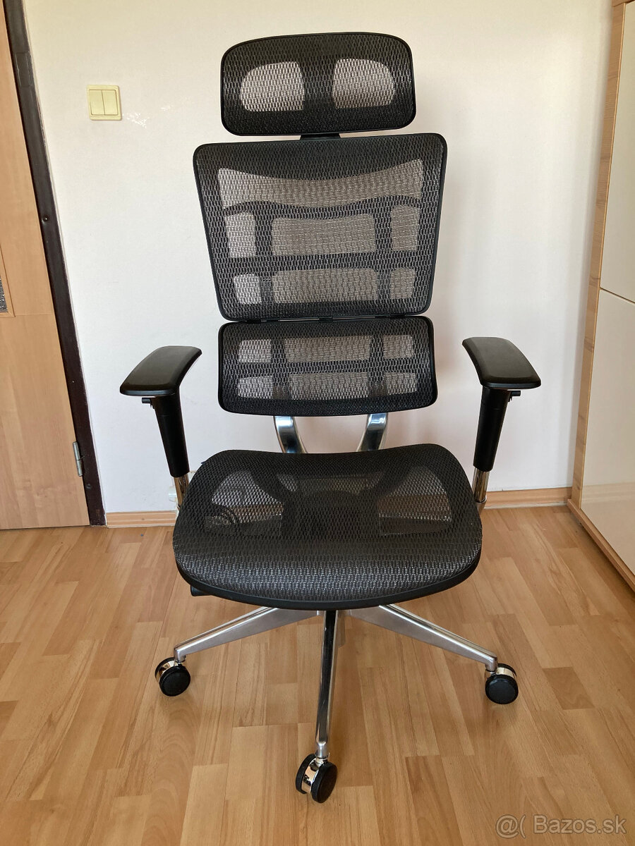 Ergonomická stolička Mosh Airflow 801 sivá
