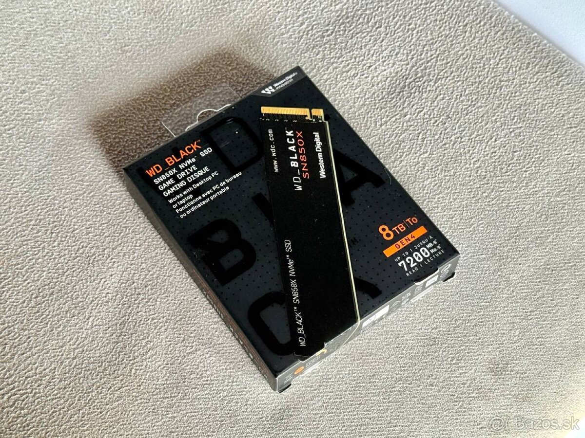 WD Black SN850X NVMe SSD – 8TB