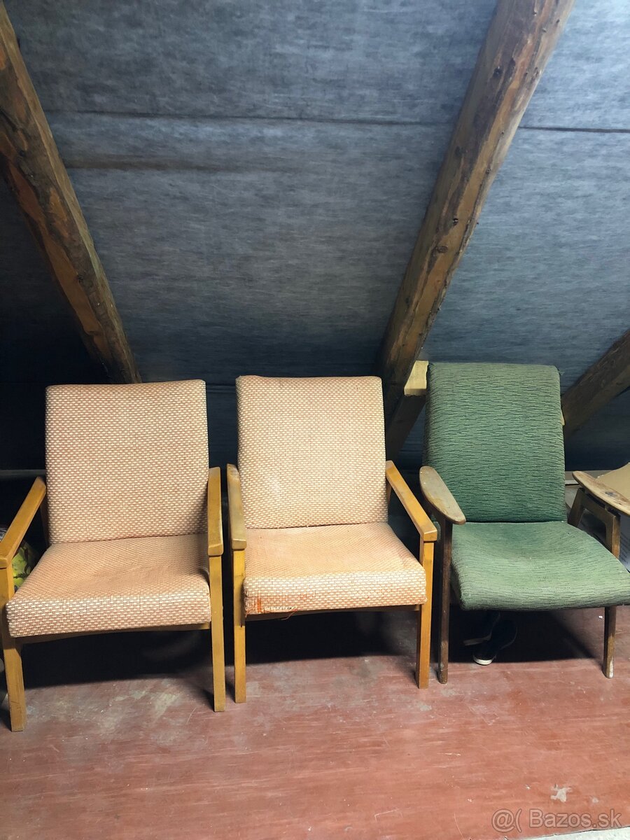Retro kreslá