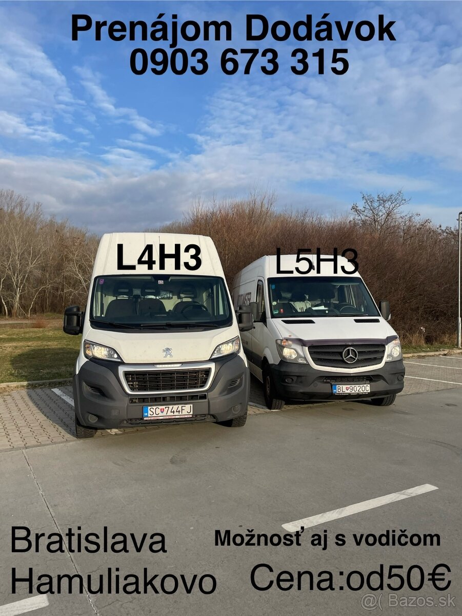 Požičovňa dodávok