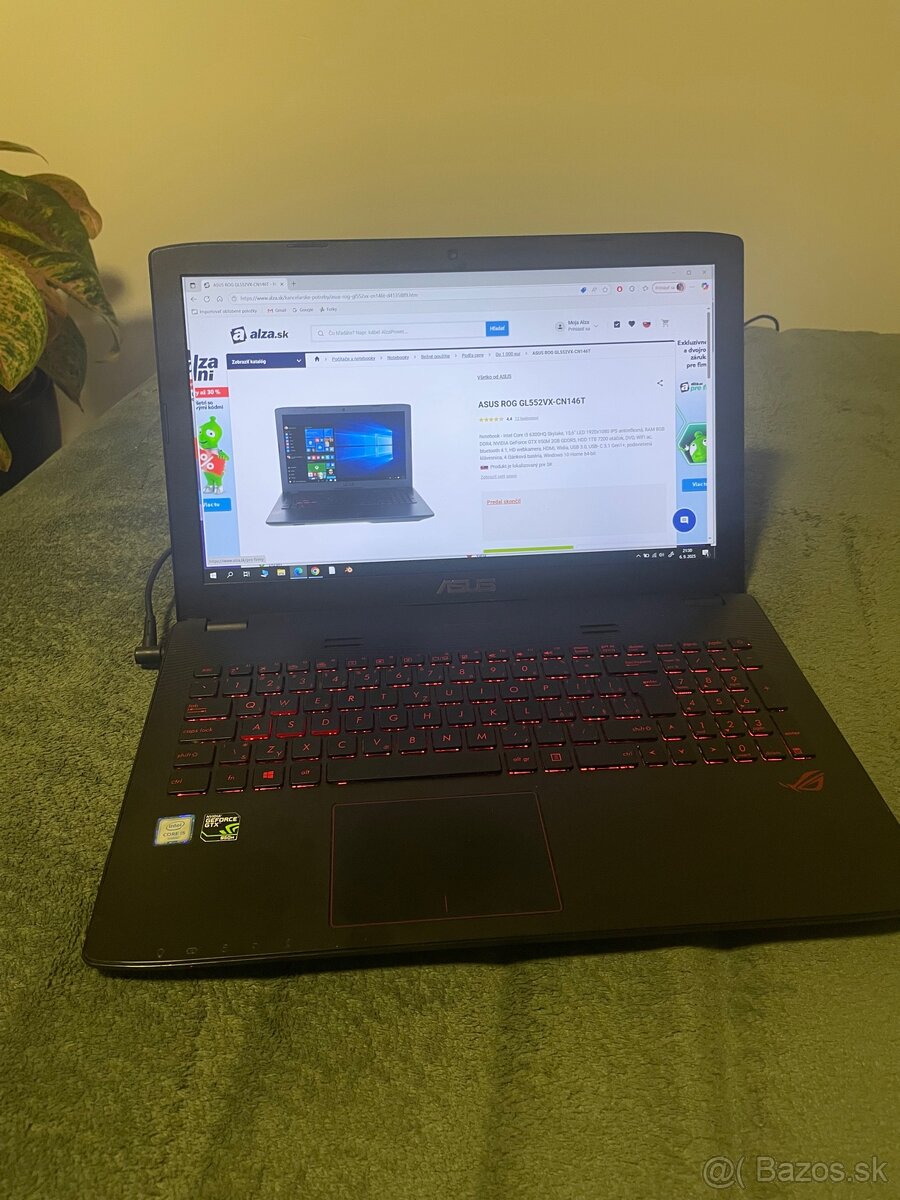 Predam na súčiastky ASUS ROG GL552VX-CN146T