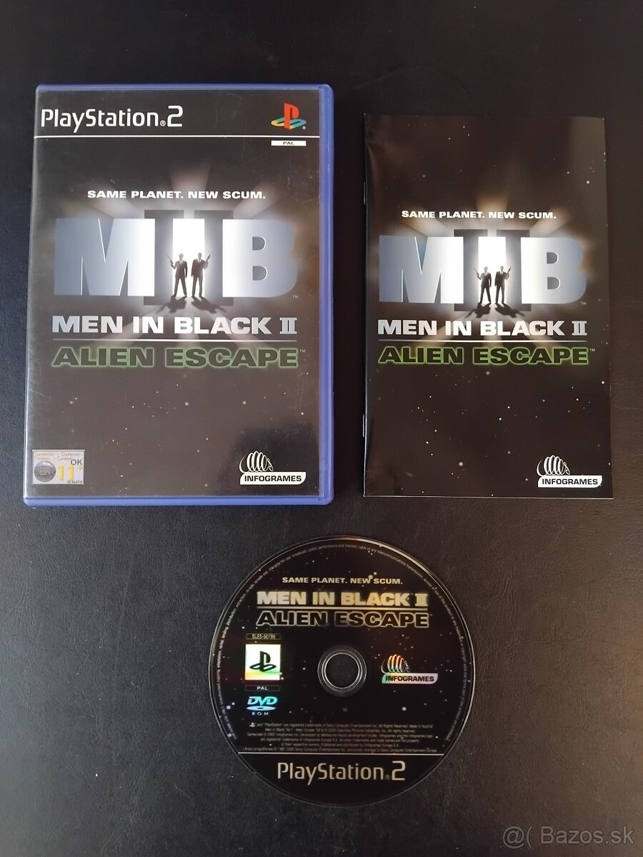 Hra pre PS2 - Men in Black II Alien Escape