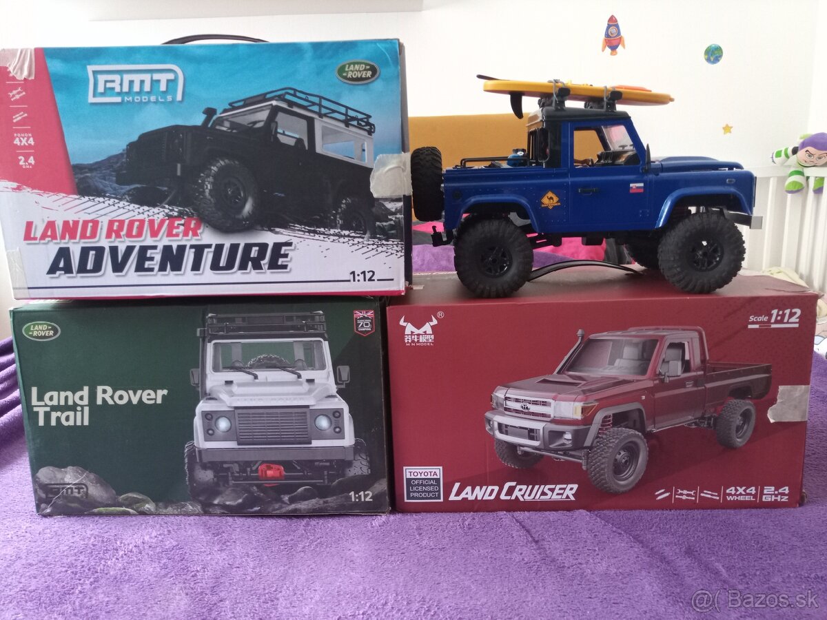 RC MODELY AUTO NA OVLÁDANIE LAND ROVER TOYOTA RC PROFI