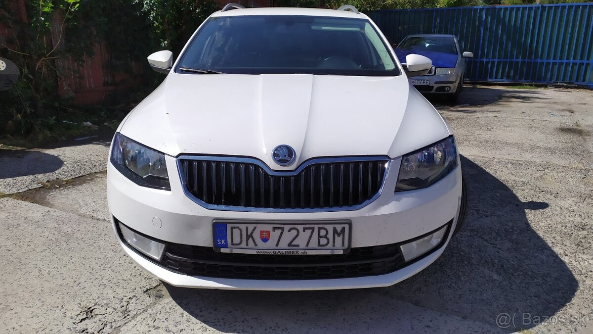 Octavia Combi 3, 1.6tdi 77KW, ťažné, navi, vyhr. sedačky