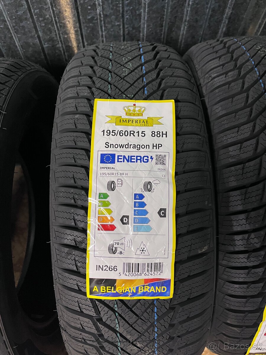 195/60 R15 nové zimné pneumatiky