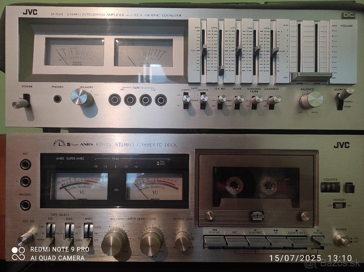 HIFI 1970 JVC AMP + DECK TOP