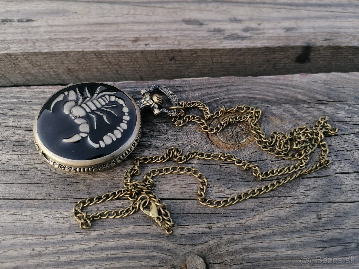 Škorpión vreckové hodiny