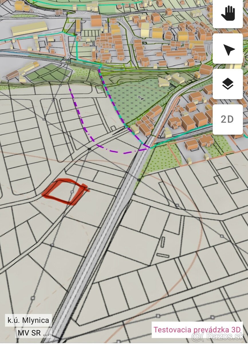 Pozemok na stavbu rodinného domu Mlynica