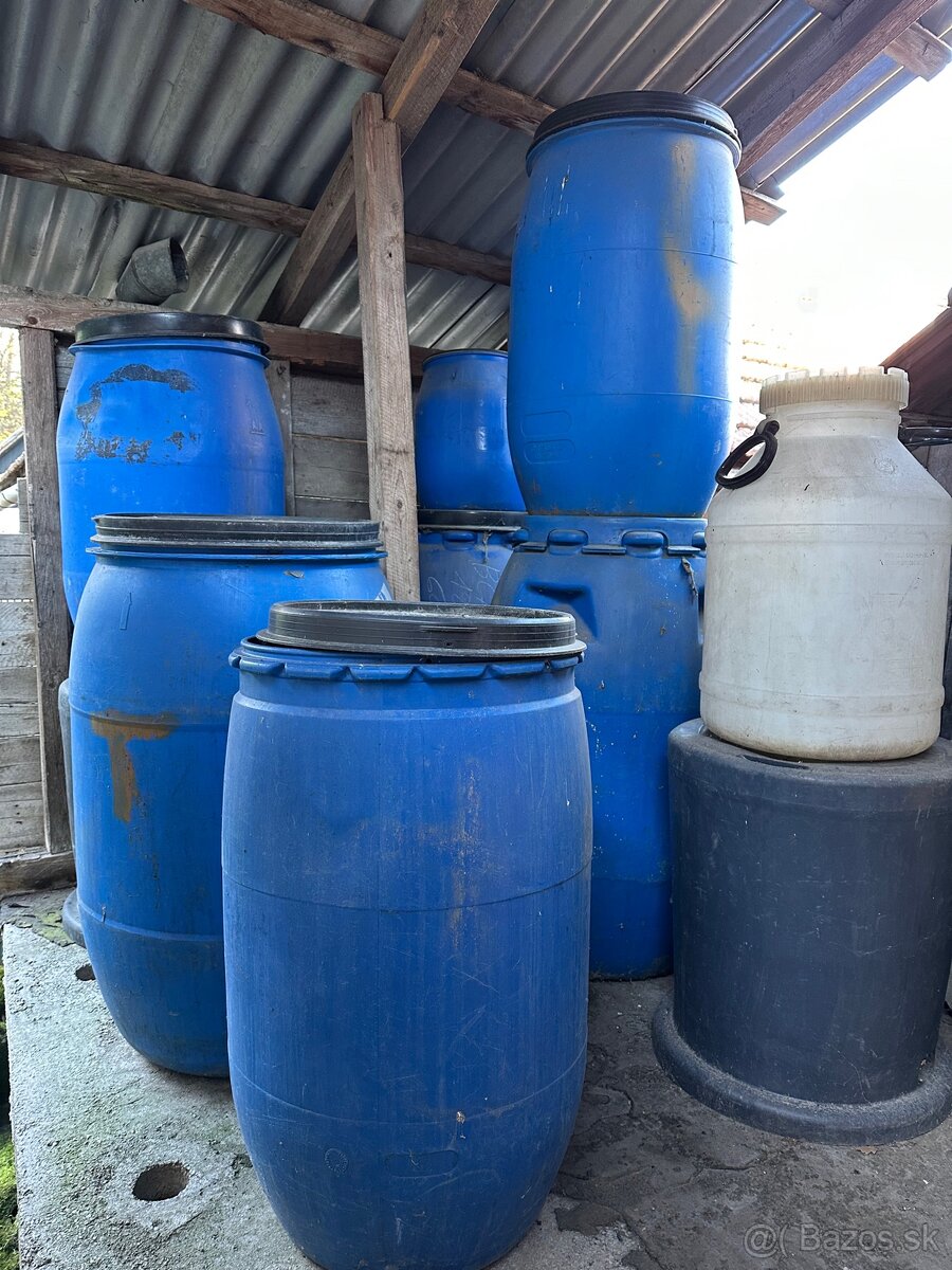 Predám plastové sudy 120l