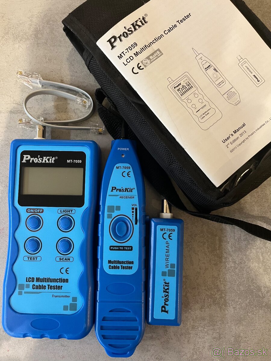Pro'sKit MT-7059 LCD tester site a vodičov