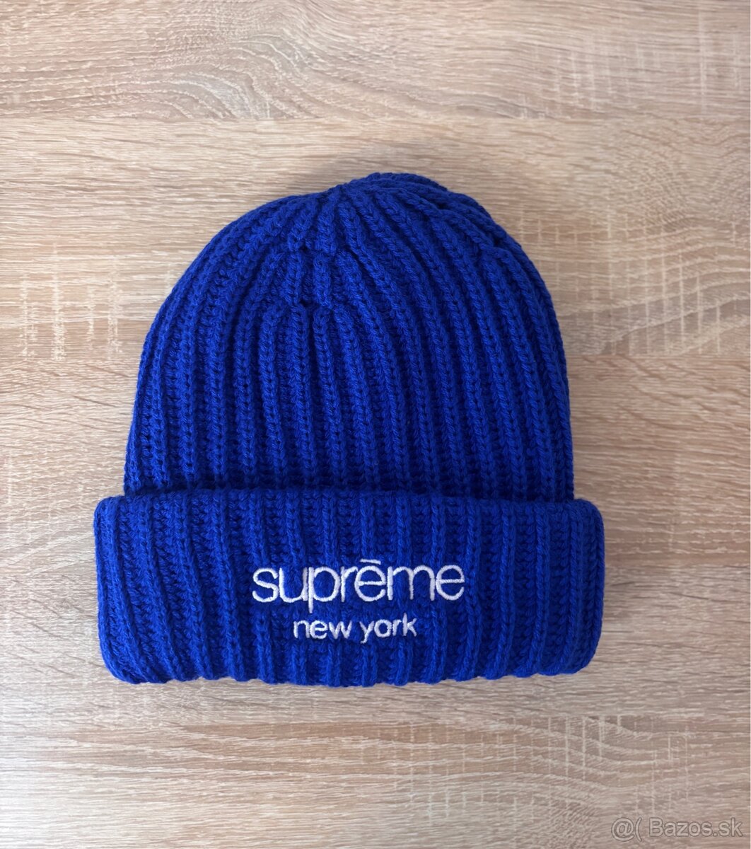 Supreme Royal Blue Chunky Beanie
