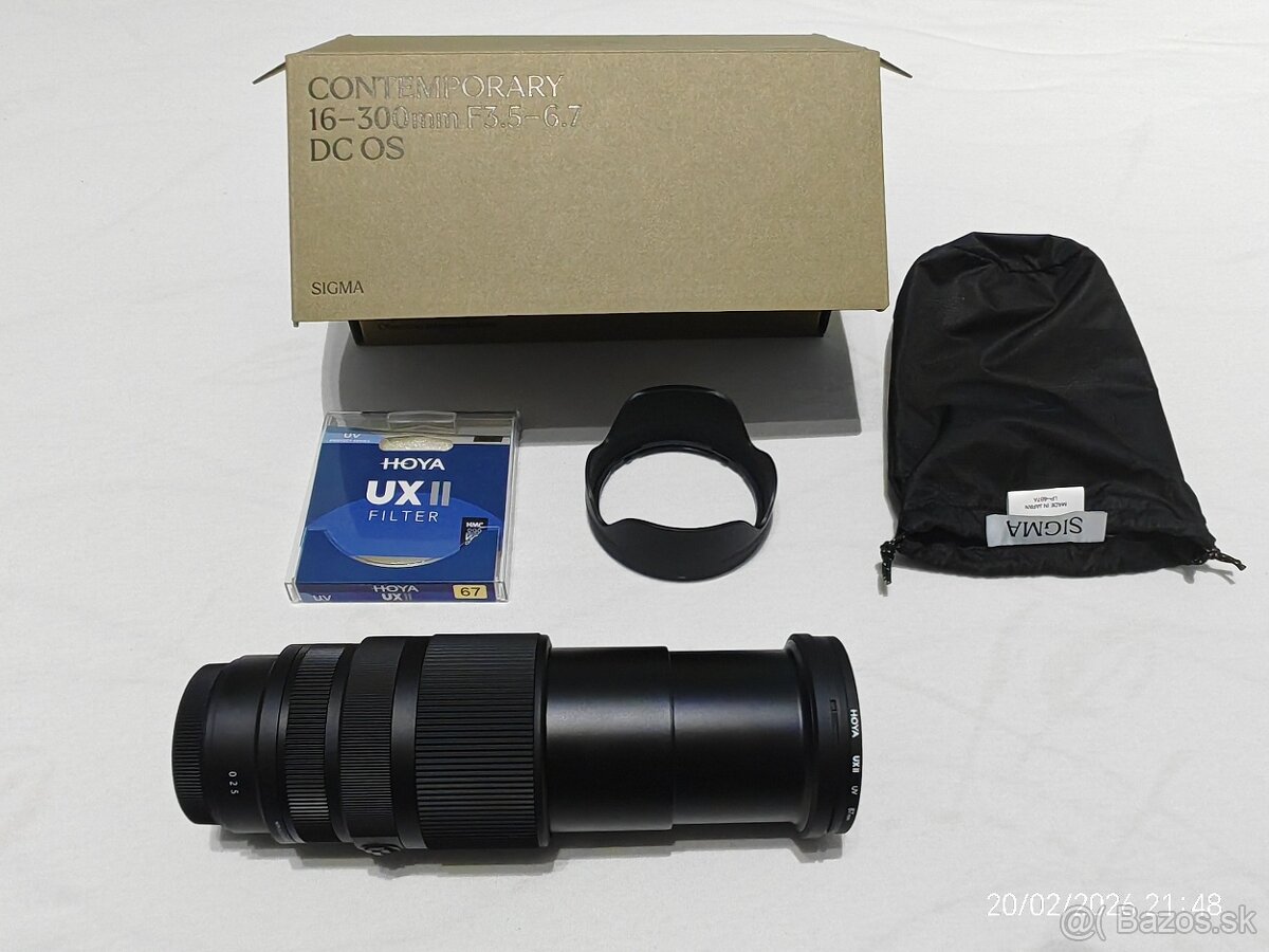 Predám Sigma 16-300mm Fuji X