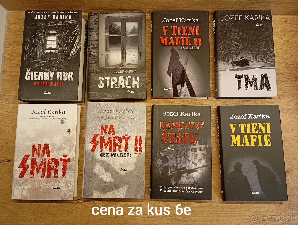 rôzne knihy, Karika, westerny...