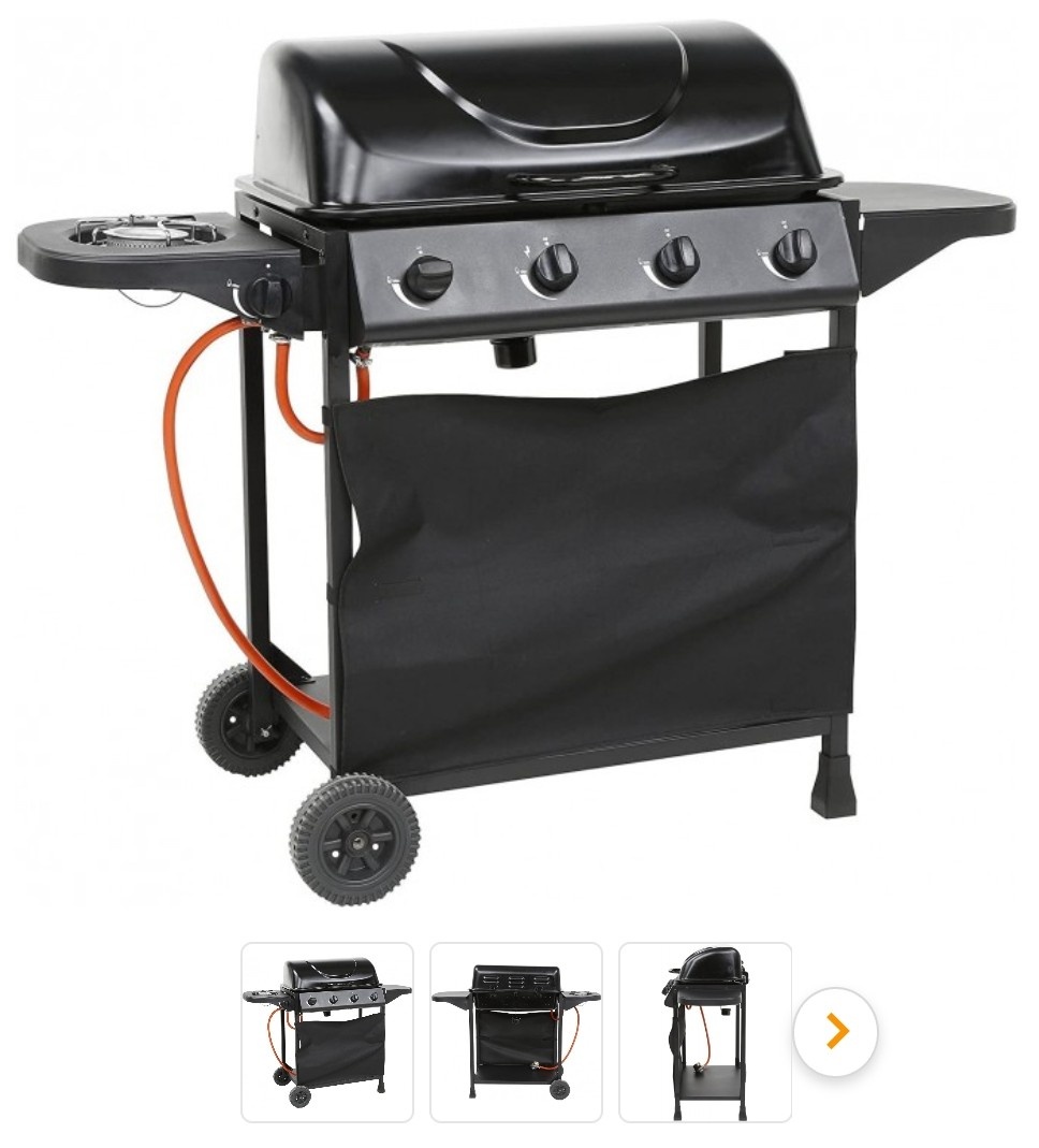 Záhradný plynový gril 5 horakov na pizzu a BBQ