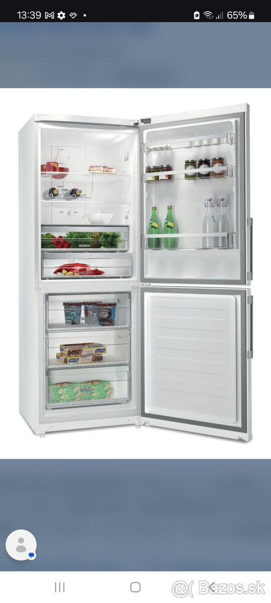 Whirlpool Kombinovaná chladnička BILELA