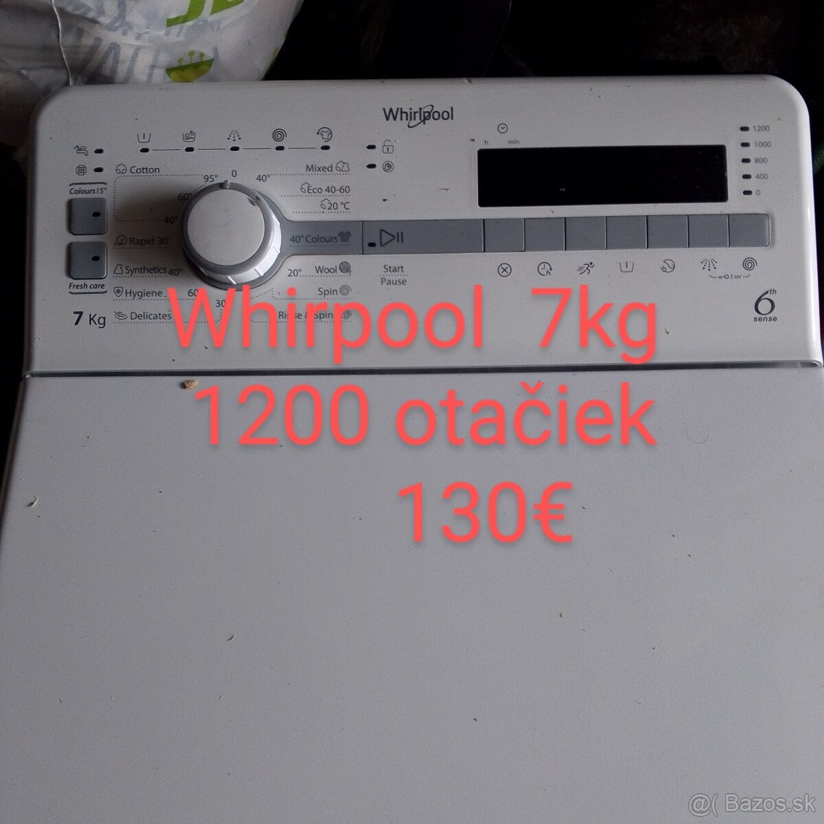 Pračky Electrolux WHIRPOOL LG