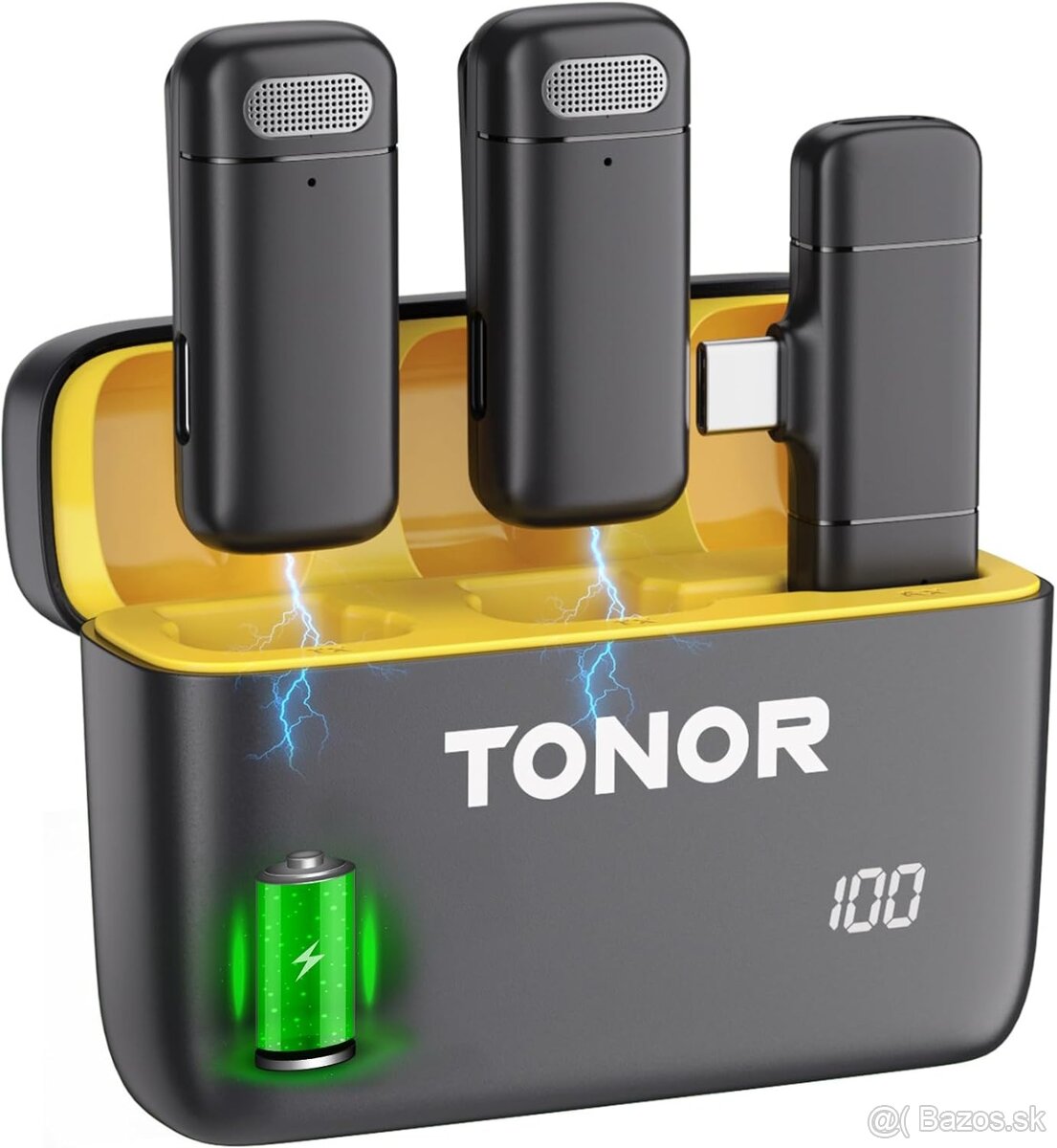 Duálne bezdrôtové klopové mikrofóny TONOR TL350 USB-C